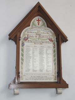 St Lawrence's Church Roll of Honour