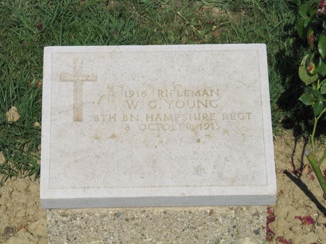 Turkey : Gallipoli : 7th Field Ambulance Cemetery : W G Young