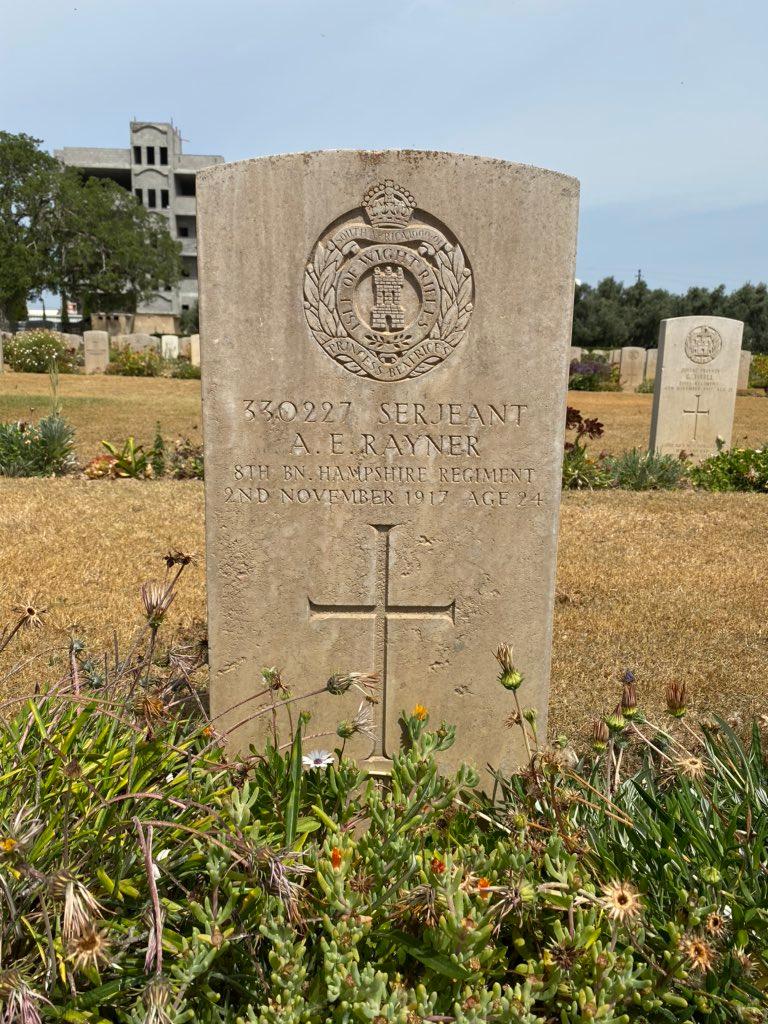 Gaza : Deir el Belah War Cemetery : A E Rayner