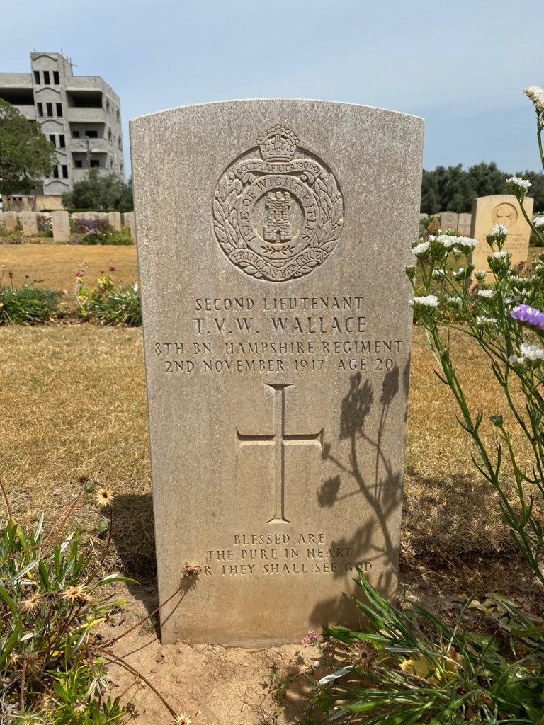 Gaza : Deir el Belah War Cemetery : T V W Wallace