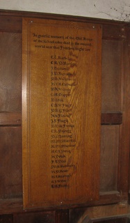 Bembridge School Chapel - War Memorial (2)