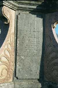The Palmer Memorial SE inscription