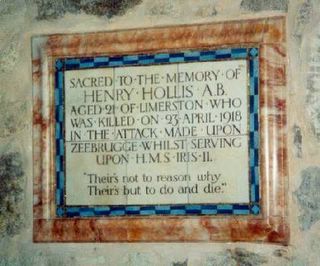 Memorial to H Hollis