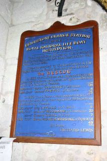 Brighstone St Mary RNLI plaque 2
