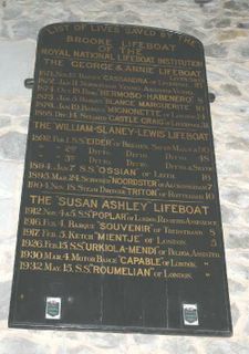 Brook St Mary RNLI plaque 4