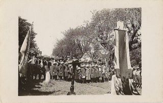 Carisbrooke War memorial unveiling