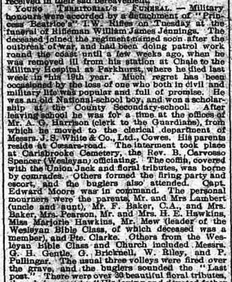 IWCP 10 April 1915 : William James Jennings