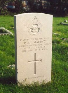 Northwood Cemetery (Cowes) : P J E Maddox