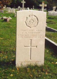 Northwood Cemetery (Cowes) : C A Stenson
