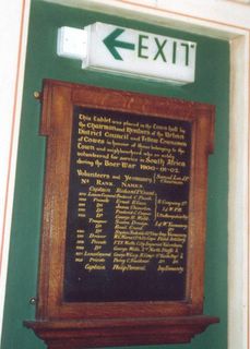 Cowes South African War memorial