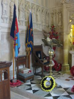 Carisbrooke Castle St Nicholas Chapel - Hugh Henry Foxcroft Farmar memorial