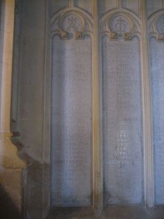 Carisbrooke Castle : IW Rifles War Memorial panel 1