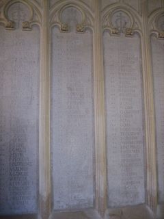 Carisbrooke Castle : IW Rifles War Memorial panel 4