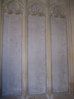 Carisbrooke Castle : IW Rifles War Memorial panel 5