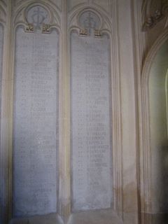 Carisbrooke Castle : IW Rifles War Memorial panel 6