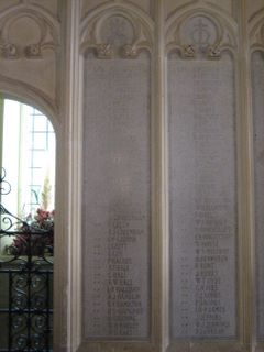 Carisbrooke Castle : IW Rifles War Memorial panel 7