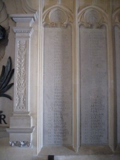 Carisbrooke Castle : IW Rifles War Memorial panel 10