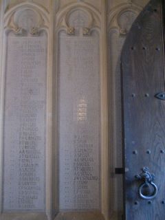 Carisbrooke Castle : IW Rifles War Memorial panel 12