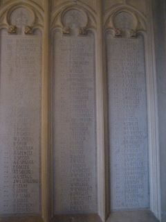 Carisbrooke Castle : IW Rifles War Memorial panel 13