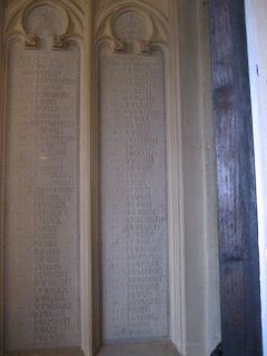 Carisbrooke Castle : IW Rifles War Memorial panel 14