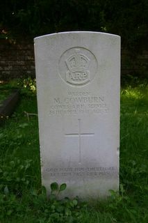 East Cowes (Kingston Road) Cemetery :  M Cowburn