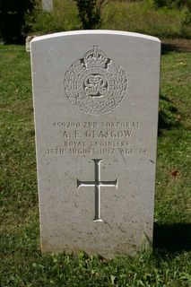 East Cowes (Kingston Road) Cemetery : A E Glasgow