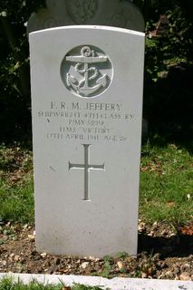 East Cowes (Kingston Road) Cemetery : F R M Jeffery