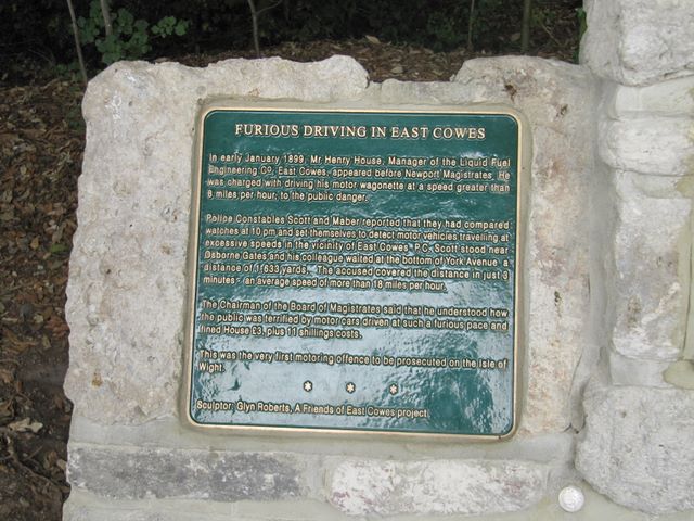 East Cowes Henry House memorial