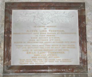 Freshwater All Saints : Alfred, Lord Tennyson Memorial