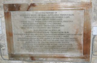 Freshwater All Saints : H C Tennyson Memorial