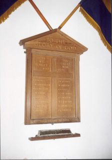 Niton : St John's Church War memorial