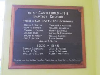 Newport Castlehold Church War Memorial