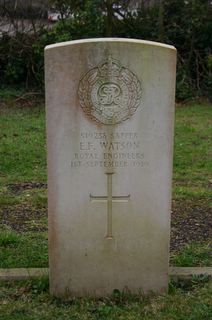 Newport Borough Cemetery : E F Watson