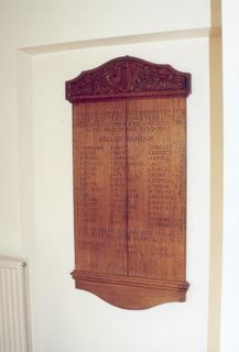 Newport : County Secondary  School memorial : World War II 