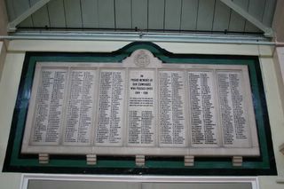 Newport : Drill Hall Isle of Wight Rifles Memorial