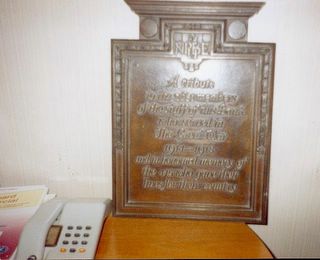 Newport : National Provincial Bank memorial  