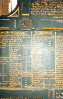 Newport South African War memorial