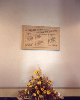 Newport : St Paul's Church Parish World War II Memorial  