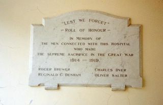 Whitecroft Hospital War Memorial