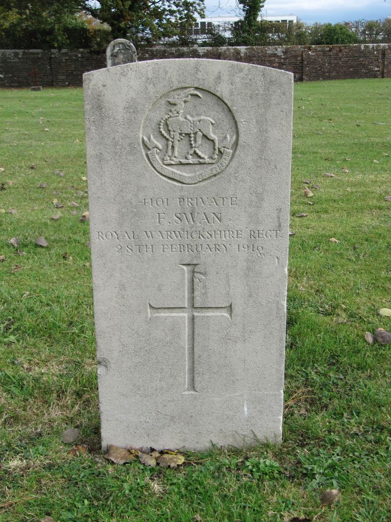 Parkhurst Military Cemetery : F Swan