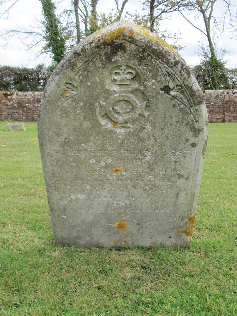 Parkhurst Military Cemetery : G R West