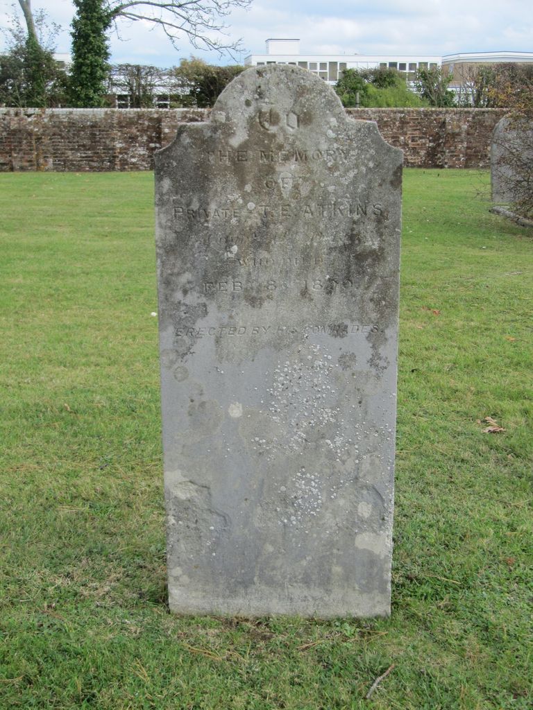 Parkhurst Military Cemetery : T E Atkins