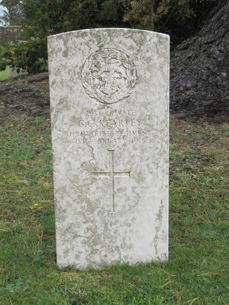 Parkhurst Military Cemetery : George Charles Kearley