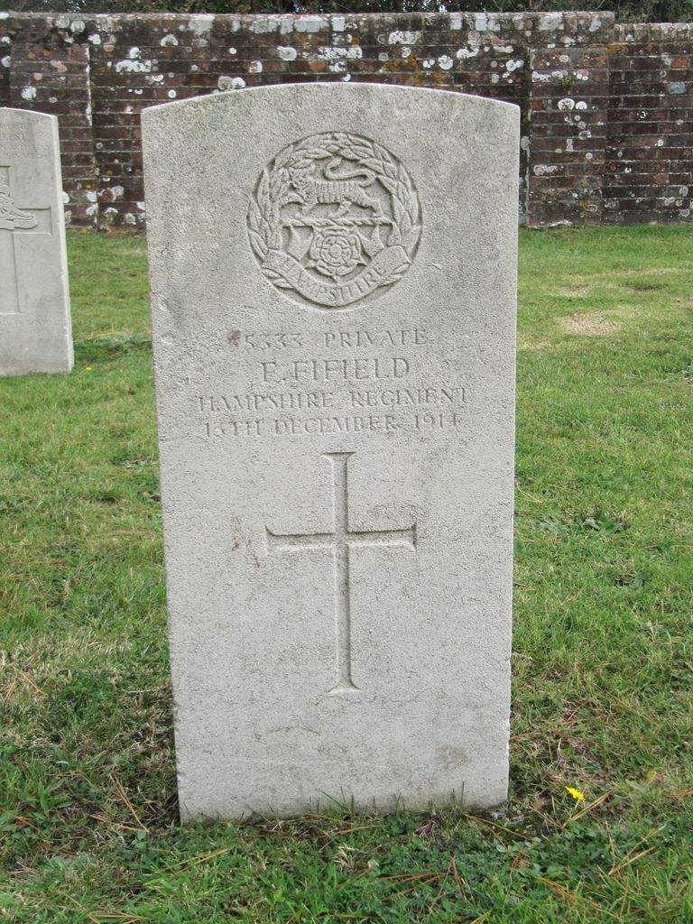 Parkhurst Military Cemetery : Frederick Fifield