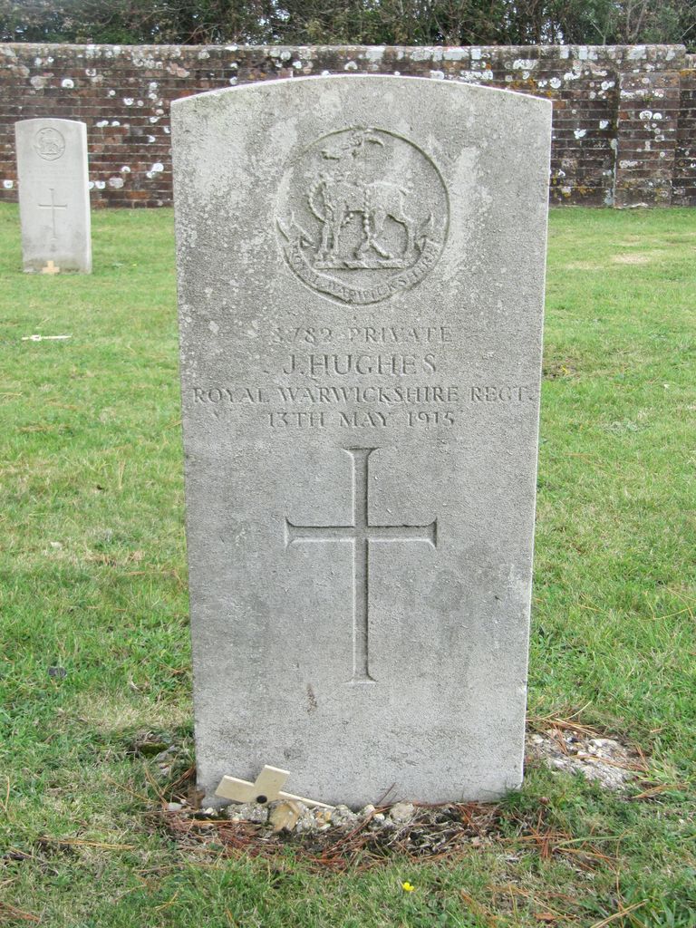 Parkhurst Military Cemetery : J Hughes