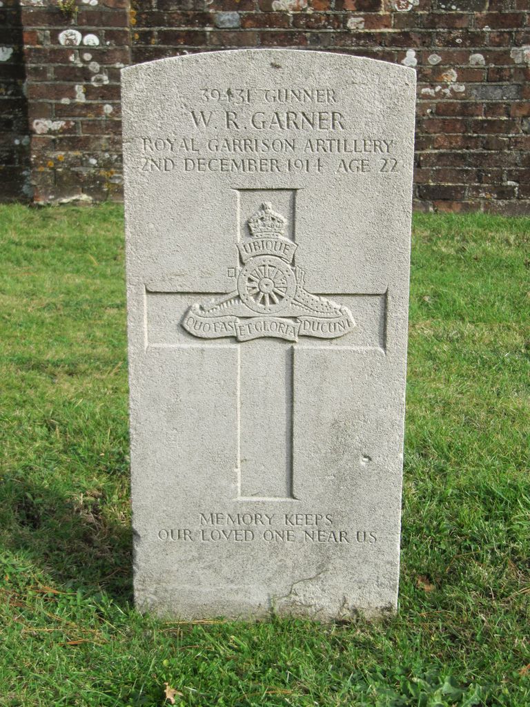 Parkhurst Military Cemetery : W R Garner