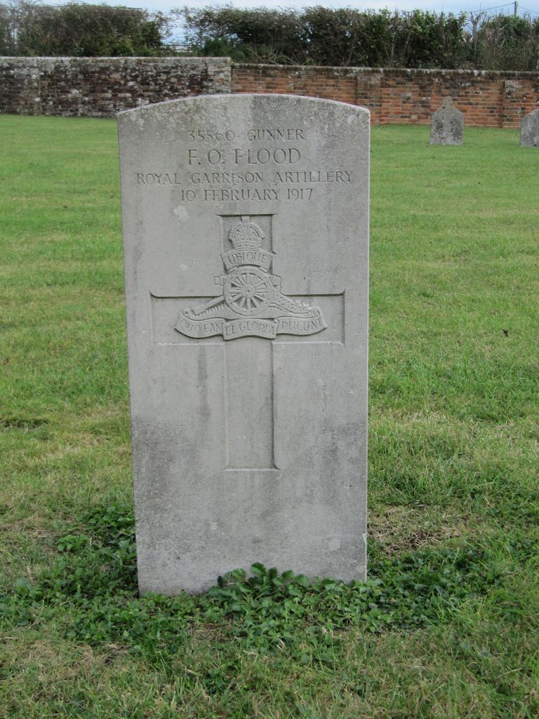 Parkhurst Military Cemetery : F O Flood