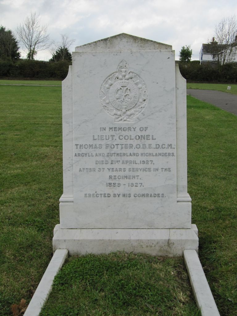 Parkhurst Military Cemetery : T Potter