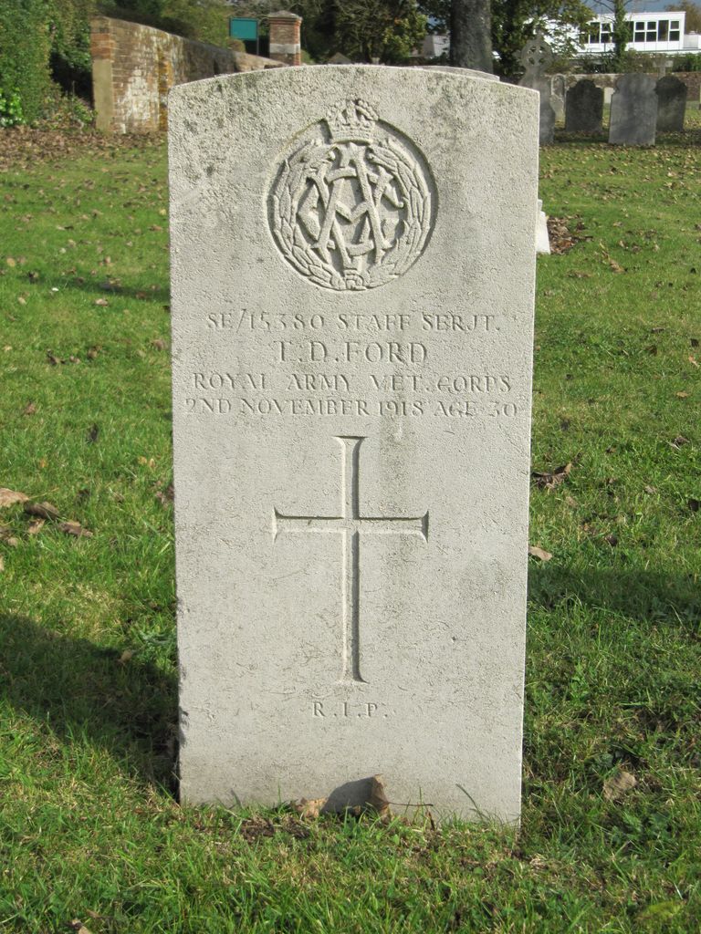 Parkhurst Military Cemetery : T D Ford