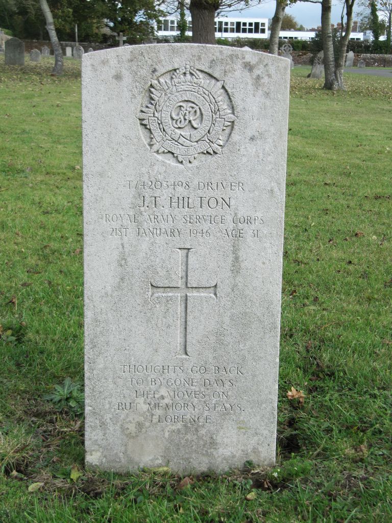 Parkhurst Military Cemetery : J Hilton